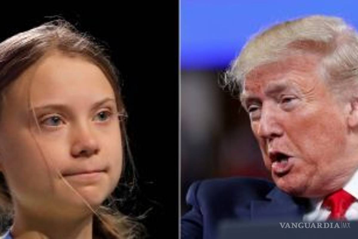 $!'No se ha hecho nada'... Greta Thunberg vs Donald Trump en Davos por el cambio climático