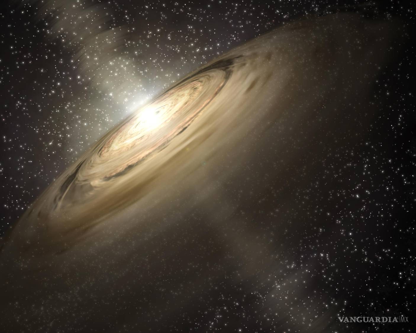 $!El polvo y el gas que rodean a las estrellas jóvenes pueden agruparse y dar origen a planetas.