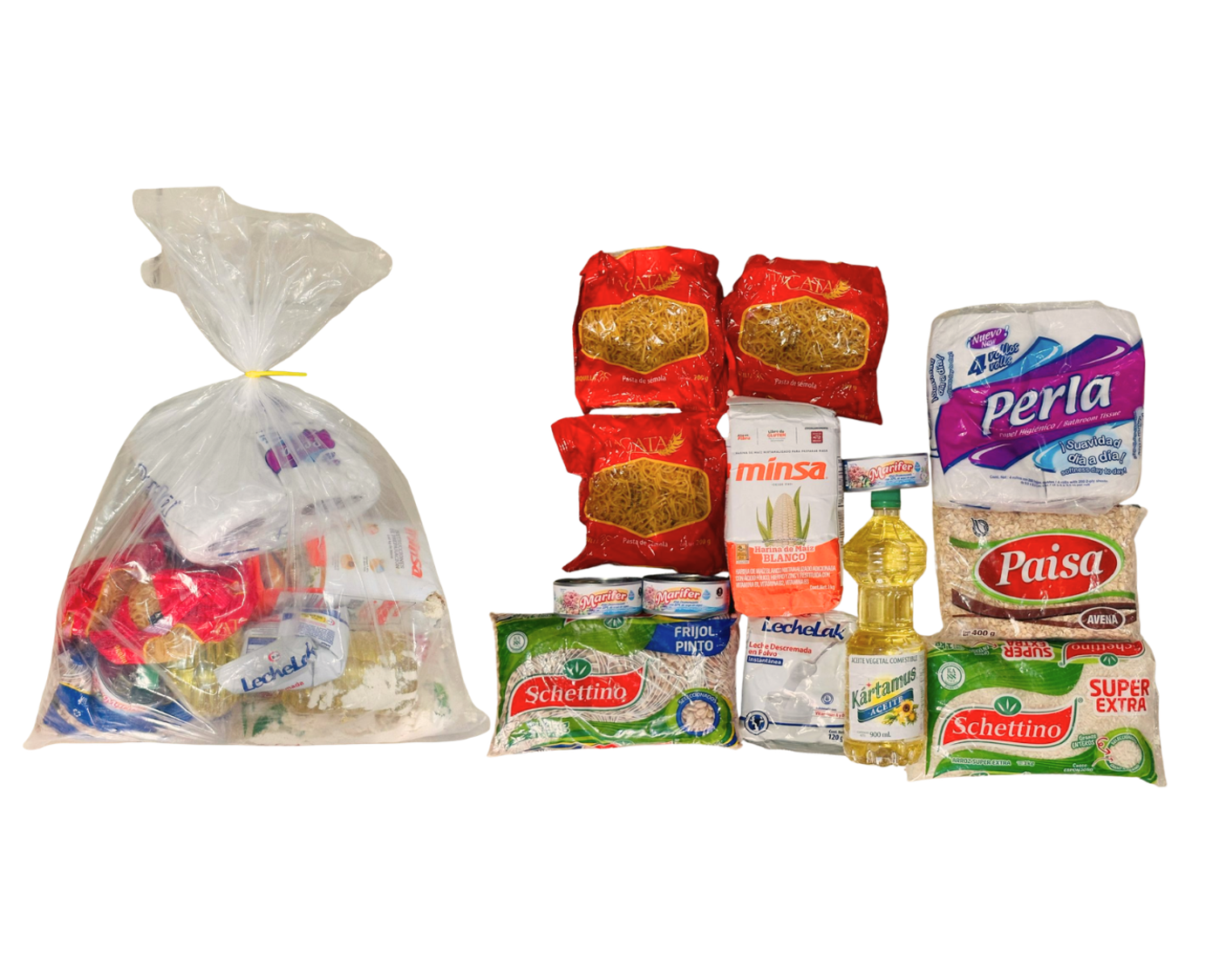 $!La despensa conserva una lógica asistencial de larga duración: alimentos que rinden, se almacenan y reproducen una relación política ya conocida.