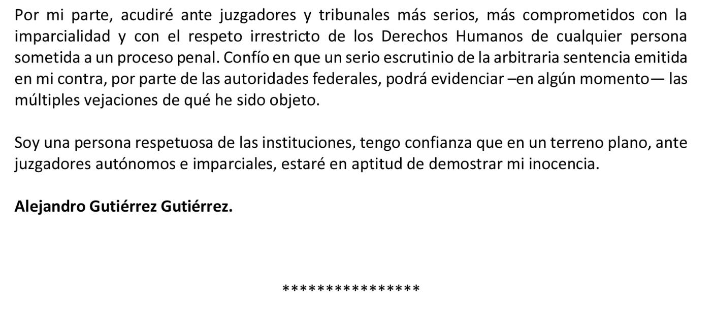 $!Esperábamos esa respuesta de Corral, es golpe mediático y electoral: Alejandro Gutiérrez, exsecretario del PRI
