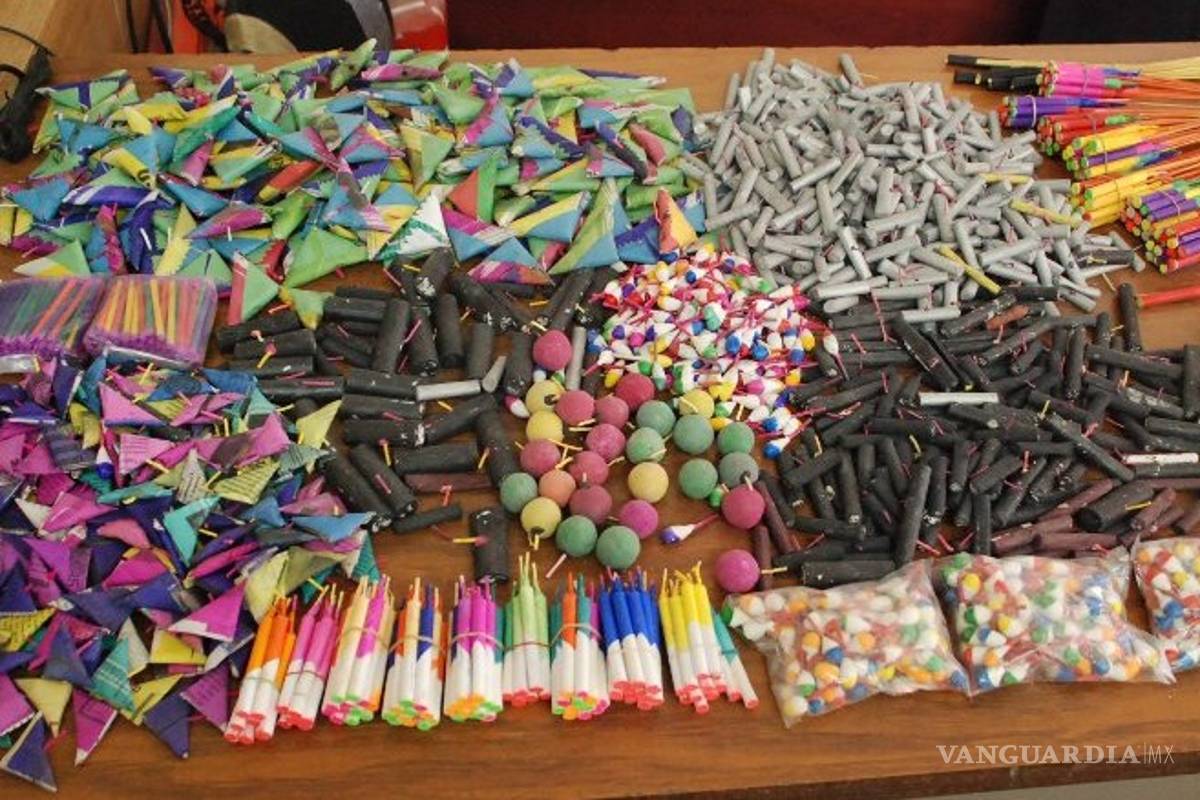 A la baja la quema de cohetes en Saltillo