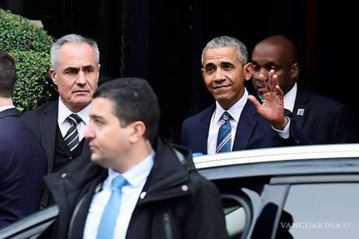 Presidente de Francia almuerza con Obama en París