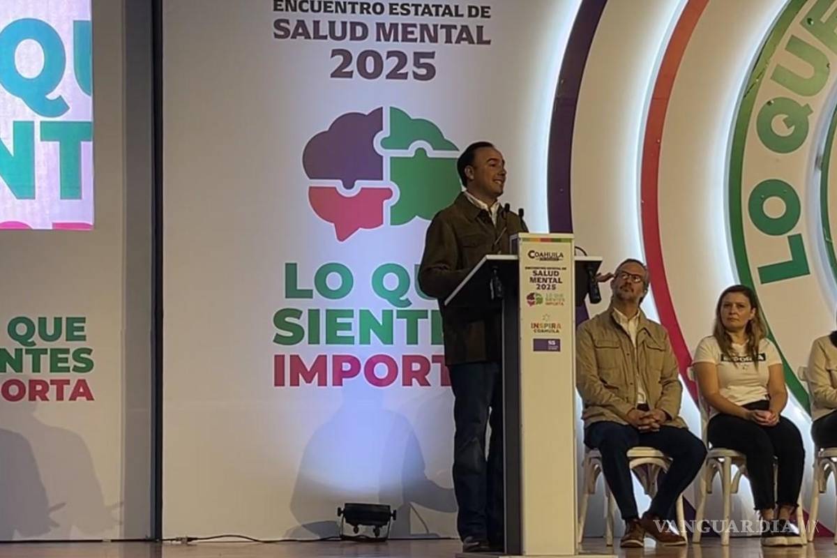 Manolo Jiménez destaca inversión histórica en programas de salud mental en Coahuila