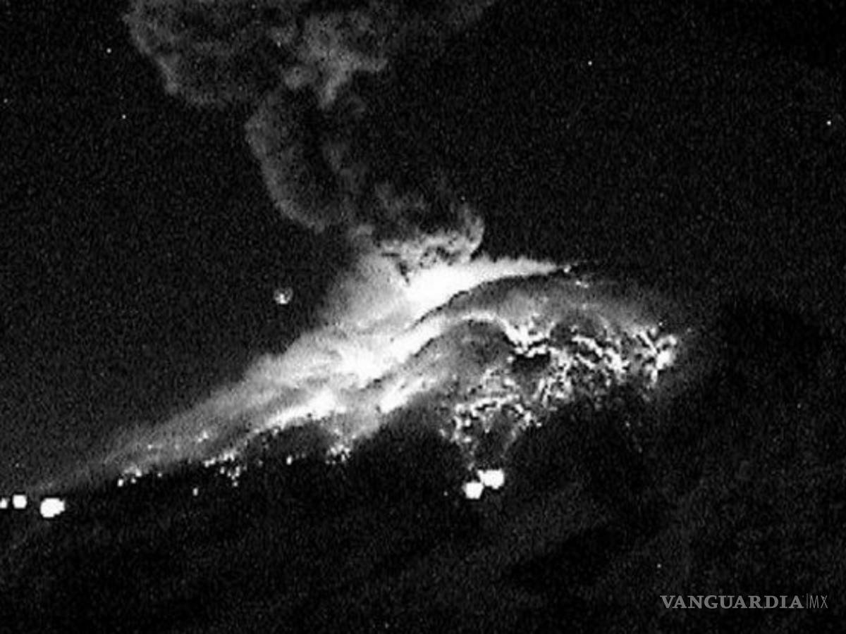 $!Violenta erupción del Popocatépetl (fotogalería)