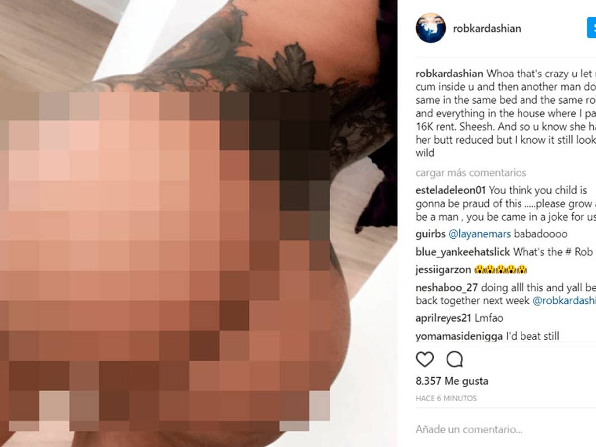 $!Rob Kardashian 'quema' a su ex Blac Chyna difundiendo material sexual de ella
