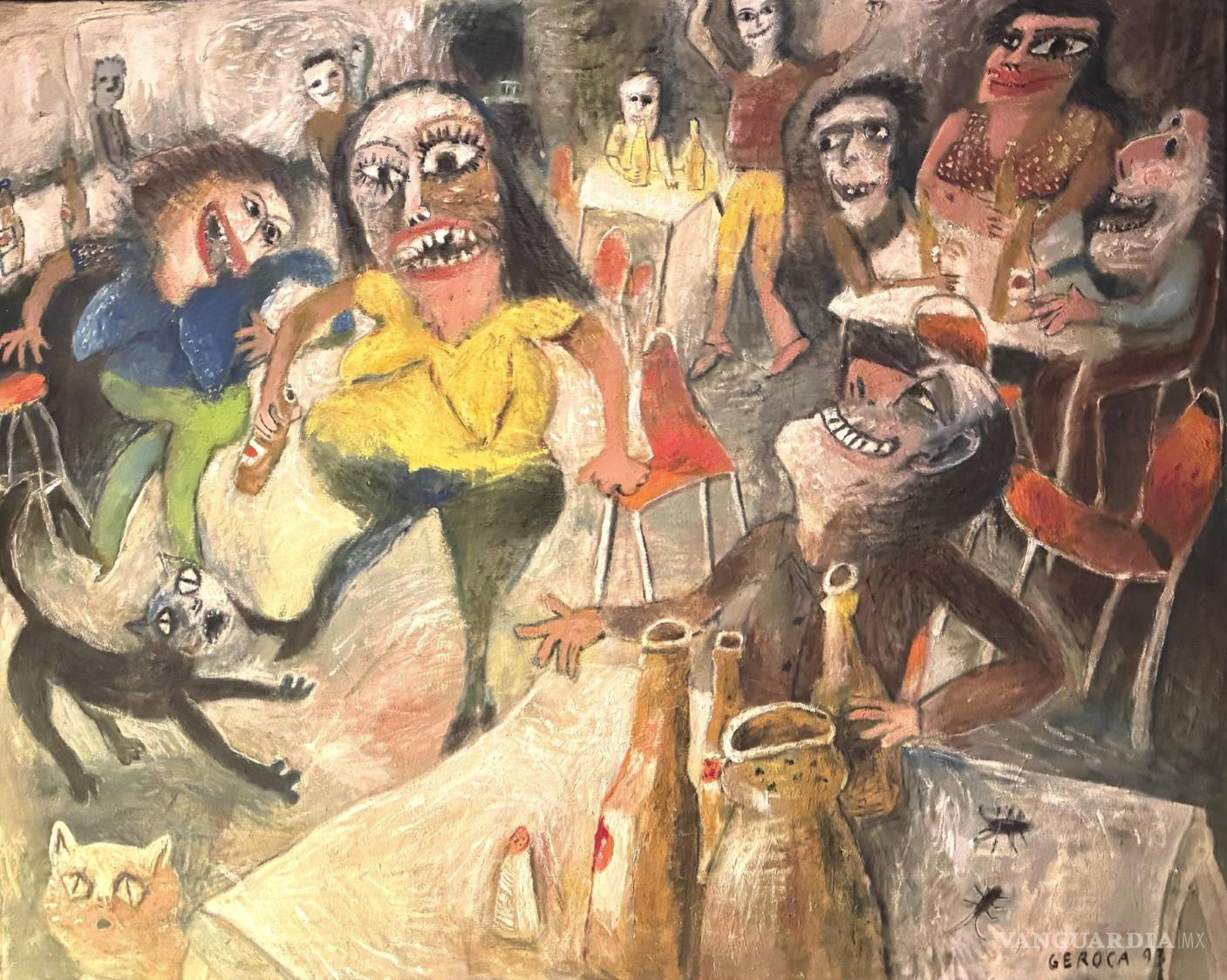 $!Evolución. Su estilo irreverente estuvo claro desde el principio, aunque con los años sus composiciones se tornaran más medidas. “Salón caguama”, 1993.