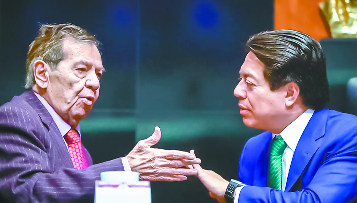 Muñoz Ledo encabeza rebelión dentro de Morena