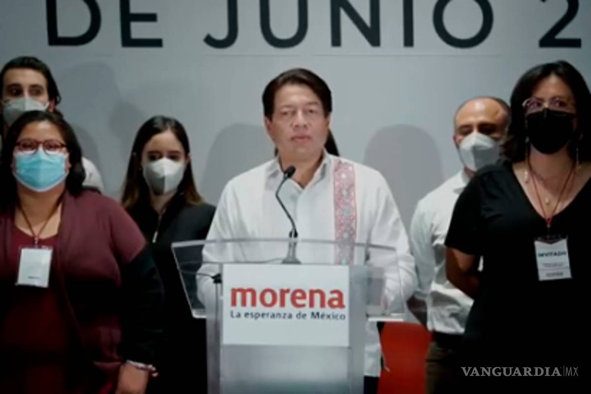 Mario Delgado proclama triunfo en seis estados y 14 alcaldías CDMX