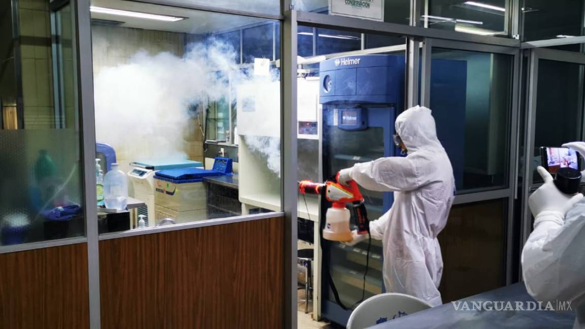 Inicia sanitización de la clínica 7 del IMSS en Monclova