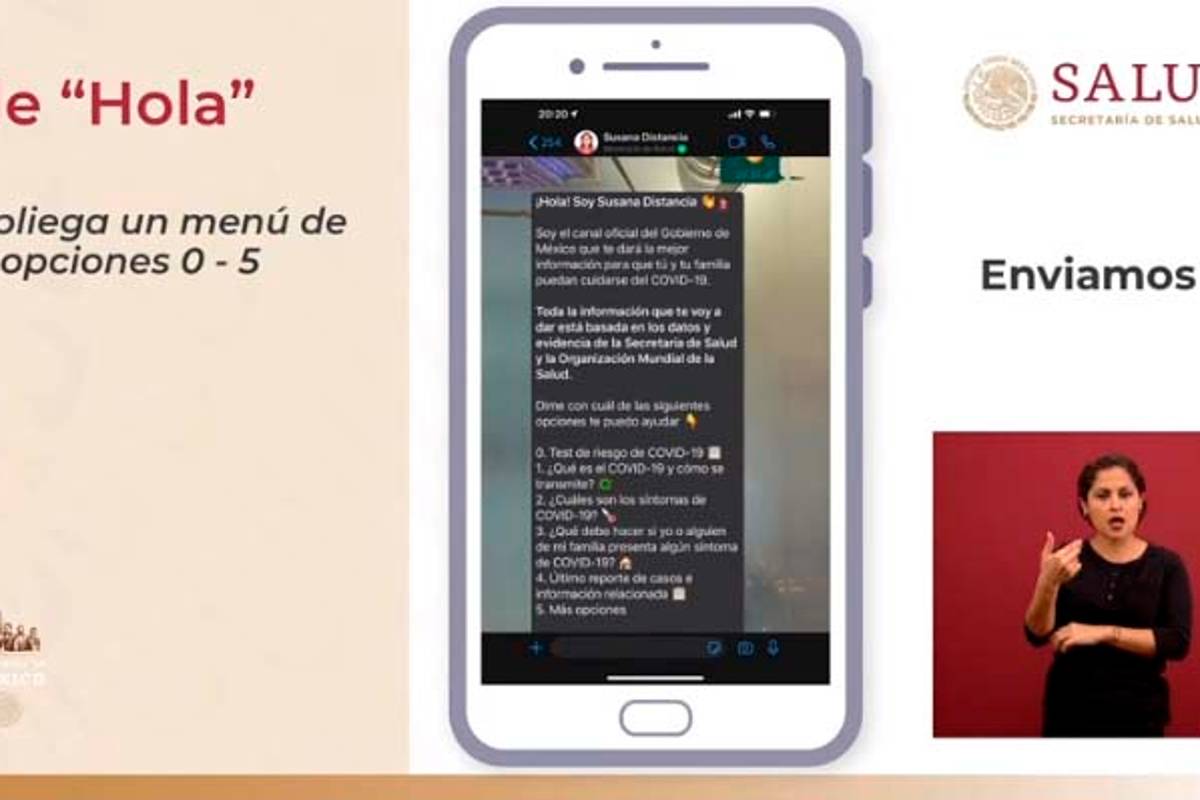 $!Ahora podrás mandarle un WhatsApp a Susana Distancia