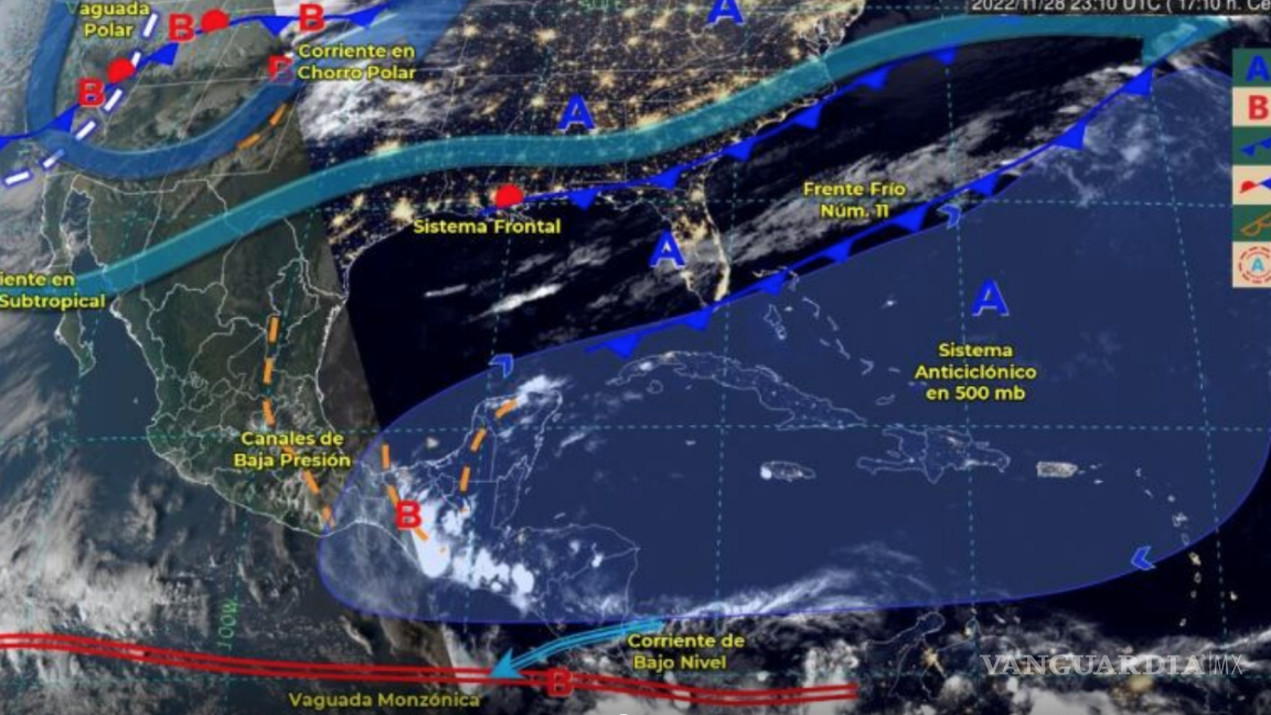 Aunque Se Va Frente Frío 11 México Seguirá Sufriendo Con Canales De Baja Presión 1209