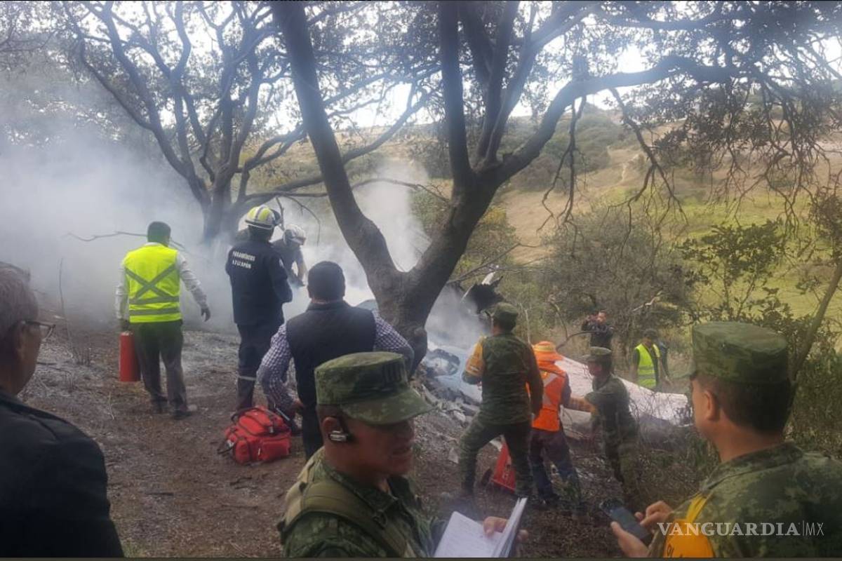 Se desploma avioneta en Edomex
