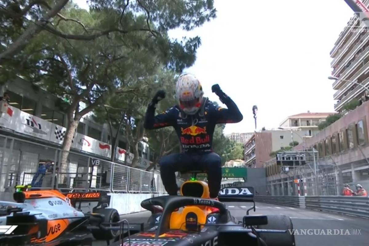 Verstappen gana el GP de Mónaco; el mexicano 'Checo' Pérez queda en cuarto lugar