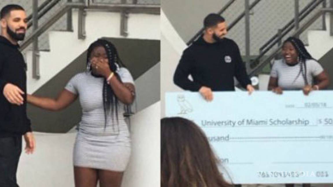 $!Drake sorprende en Miami con gira filantrópica