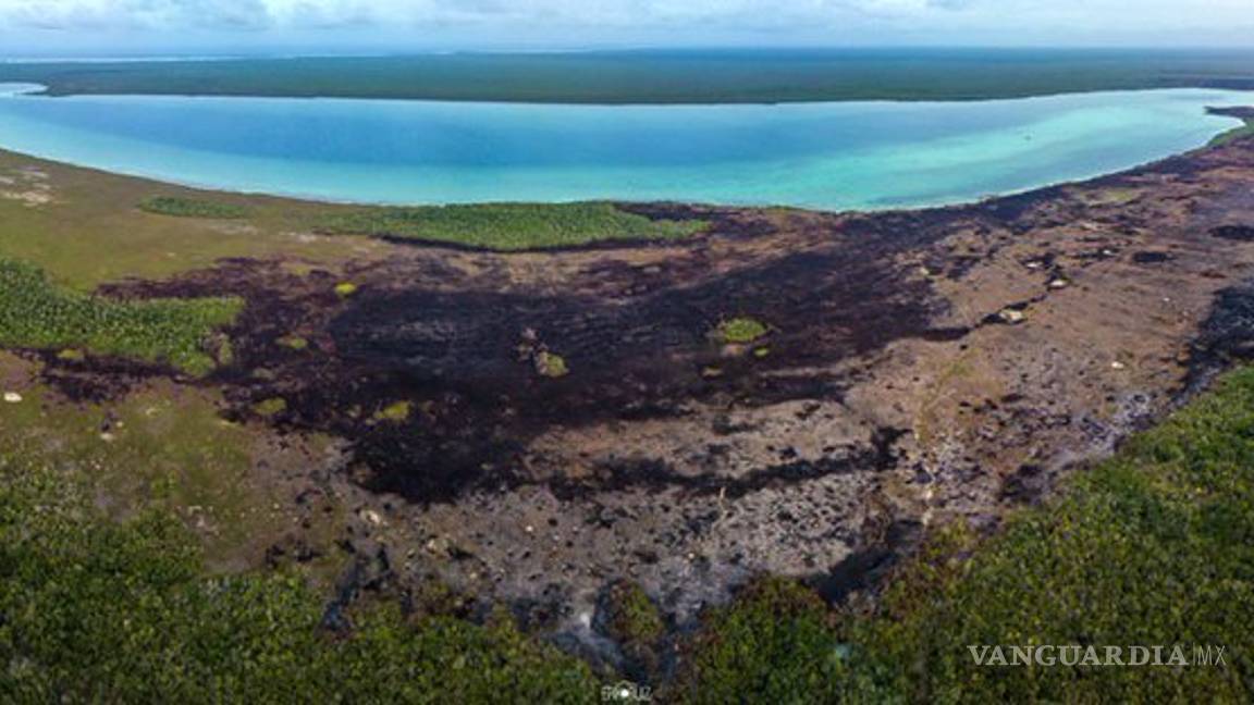 $!Incendio en reserva Sian Ka'an en Quintana Roo, controlado al 80%