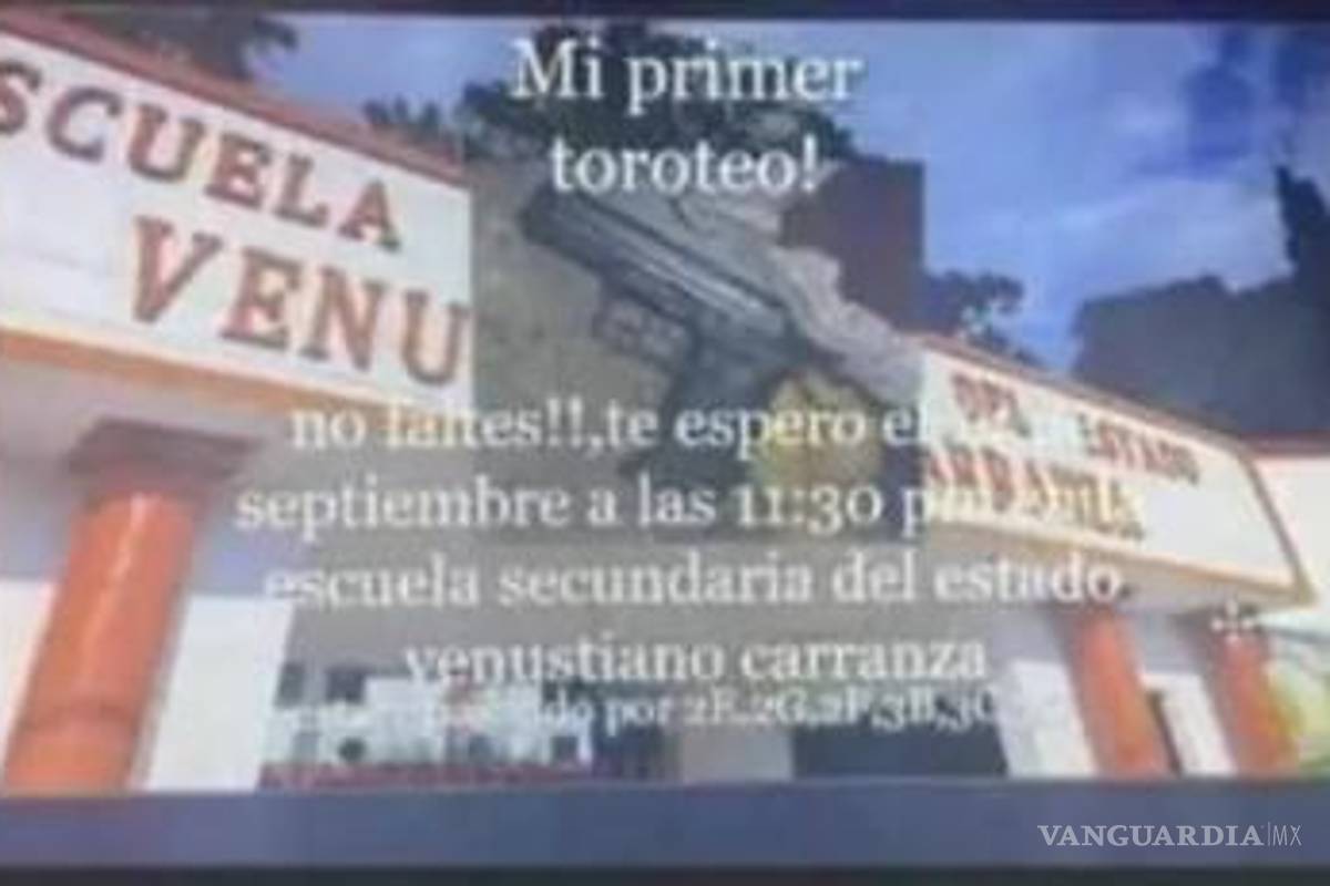 Alertan de posible tiroteo en secundaria de Sabinas; directora asegura que es broma de alumno