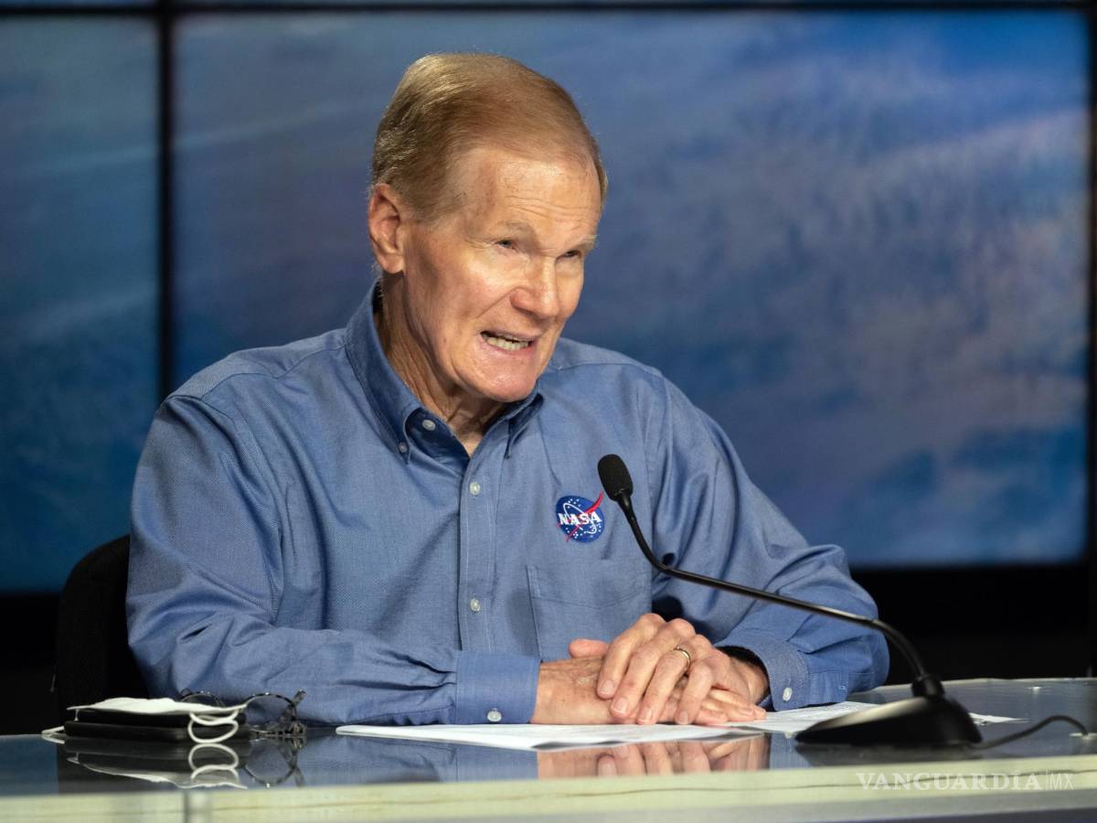 $!Bill Nelson administrador, de la NASA durante una conferencia de prensa celebrada antes del lanzamiento de Crew-4 en el Centro Espacial Kennedy.