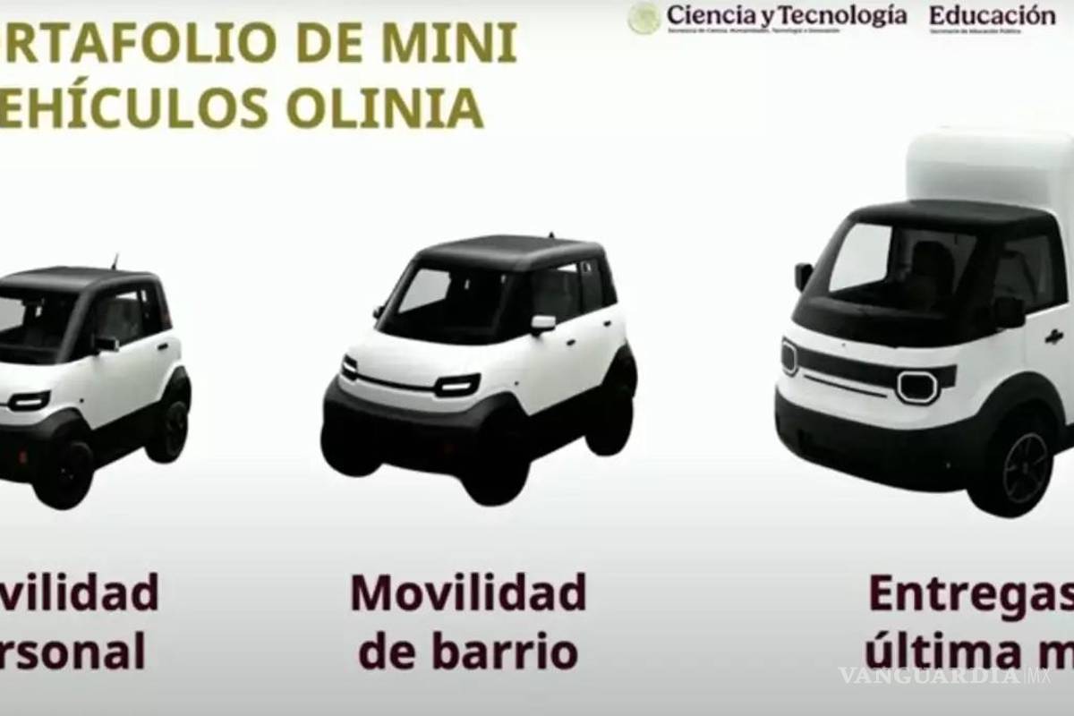 Sheinbaum presenta ‘Olinia’... auto eléctrico que costará entre 90 mil y 150 mil pesos