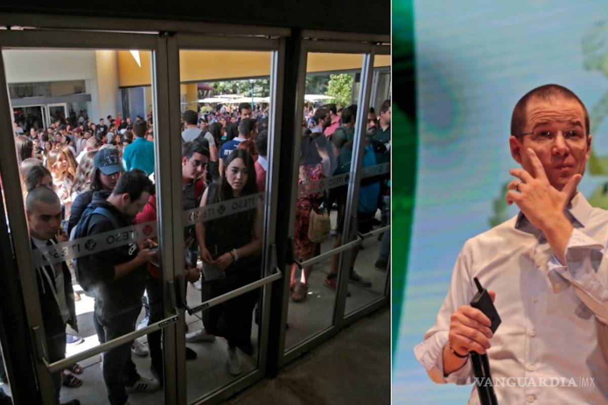 Estudiantes del Iteso interrumpen evento de Anaya; claman a AMLO