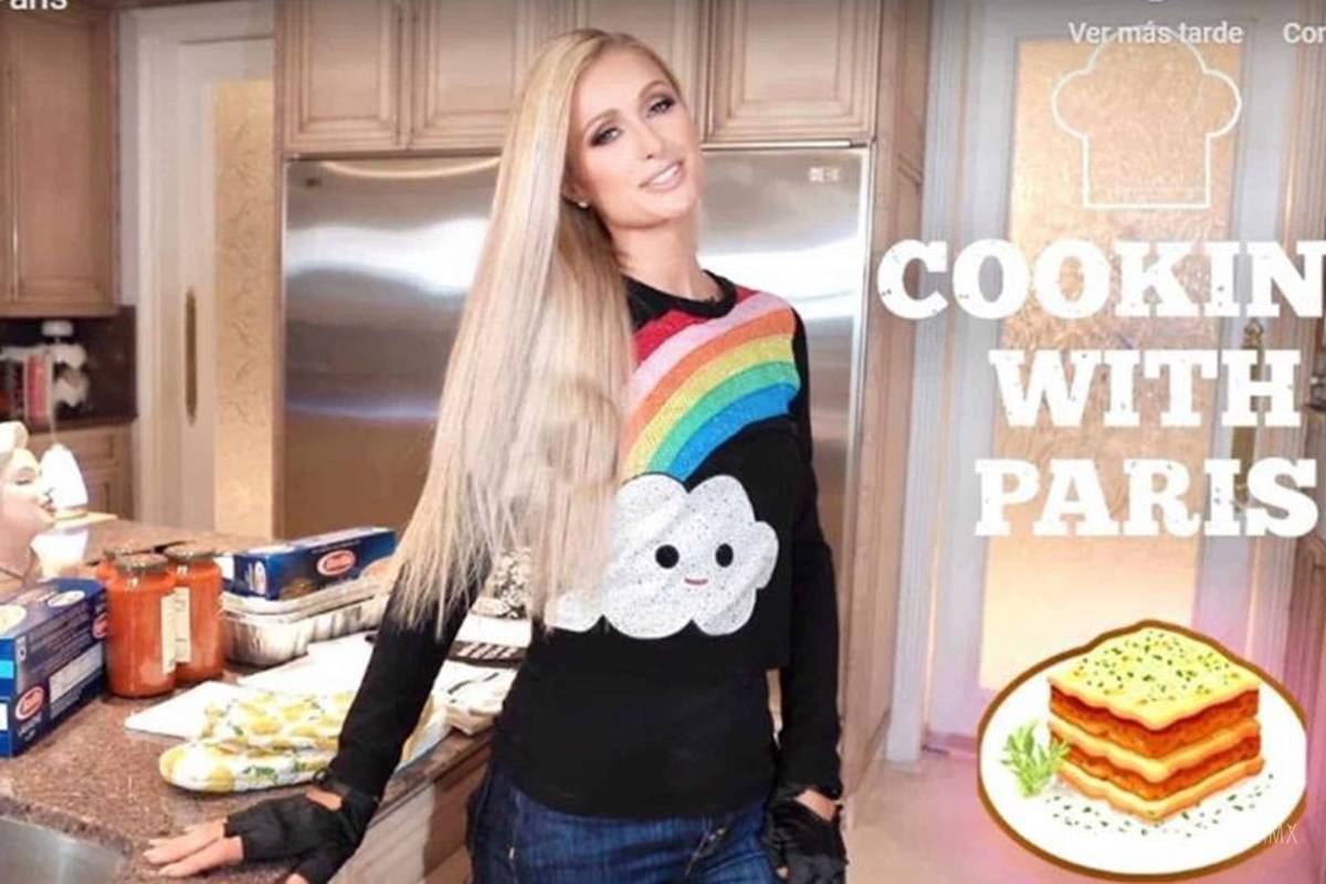 Paris Hilton se estrena como chef en YouTube con "Cooking with Paris"