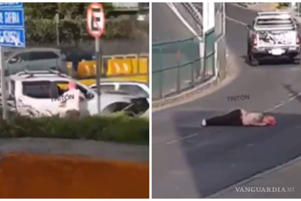 Arrastra a mujer que trató de detenerlo tras choque (video)