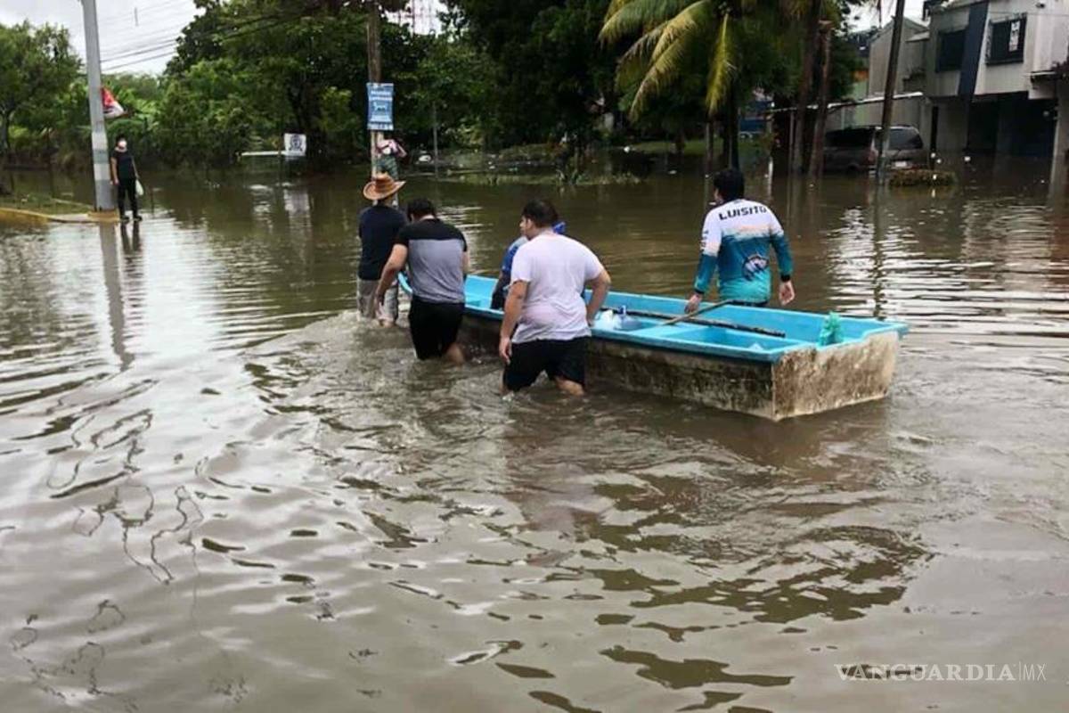 Ocho ríos de Tabasco en alerta de desbordamiento ante lluvias