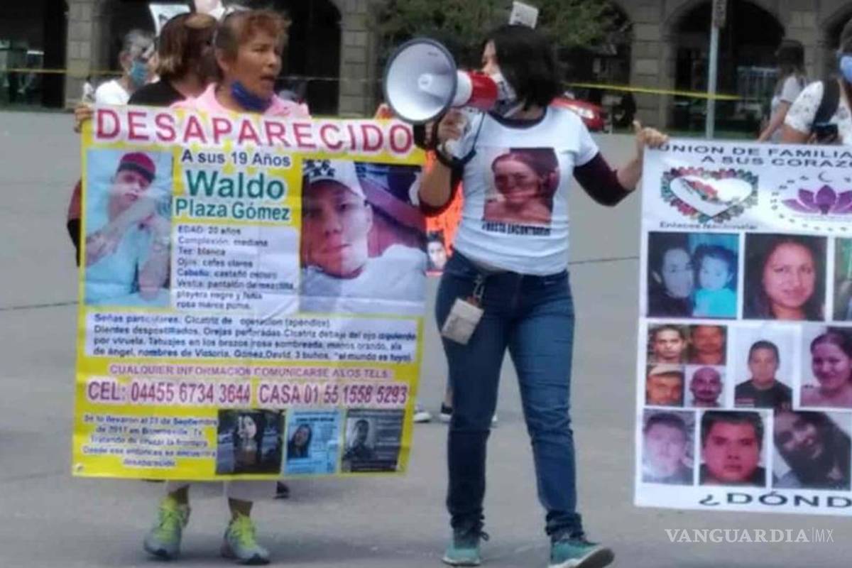 &quot;Que AMLO cumpla su palabra&quot;, exigen familiares de desaparecidos