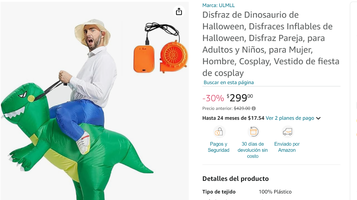 $!Amazon: Estos son los mejores disfraces inflables para Halloween que puedes encontrar