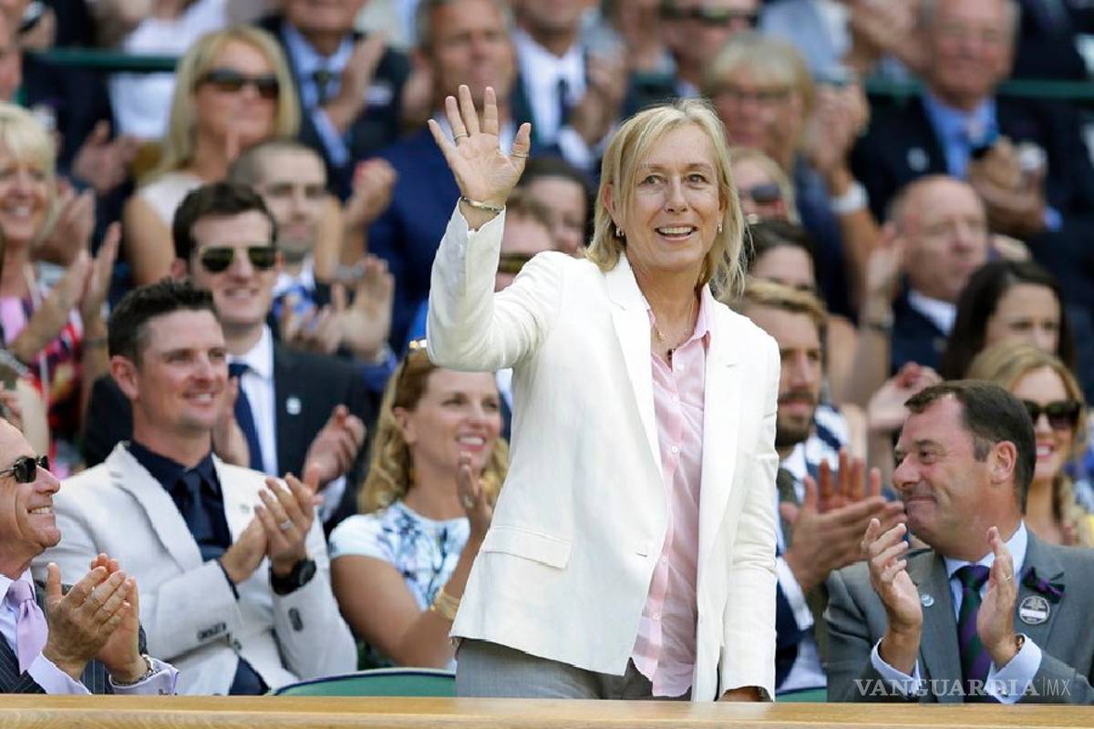 Apoya Navratilova a lucha de Djokovic para que los jugadores reciban mayores premios