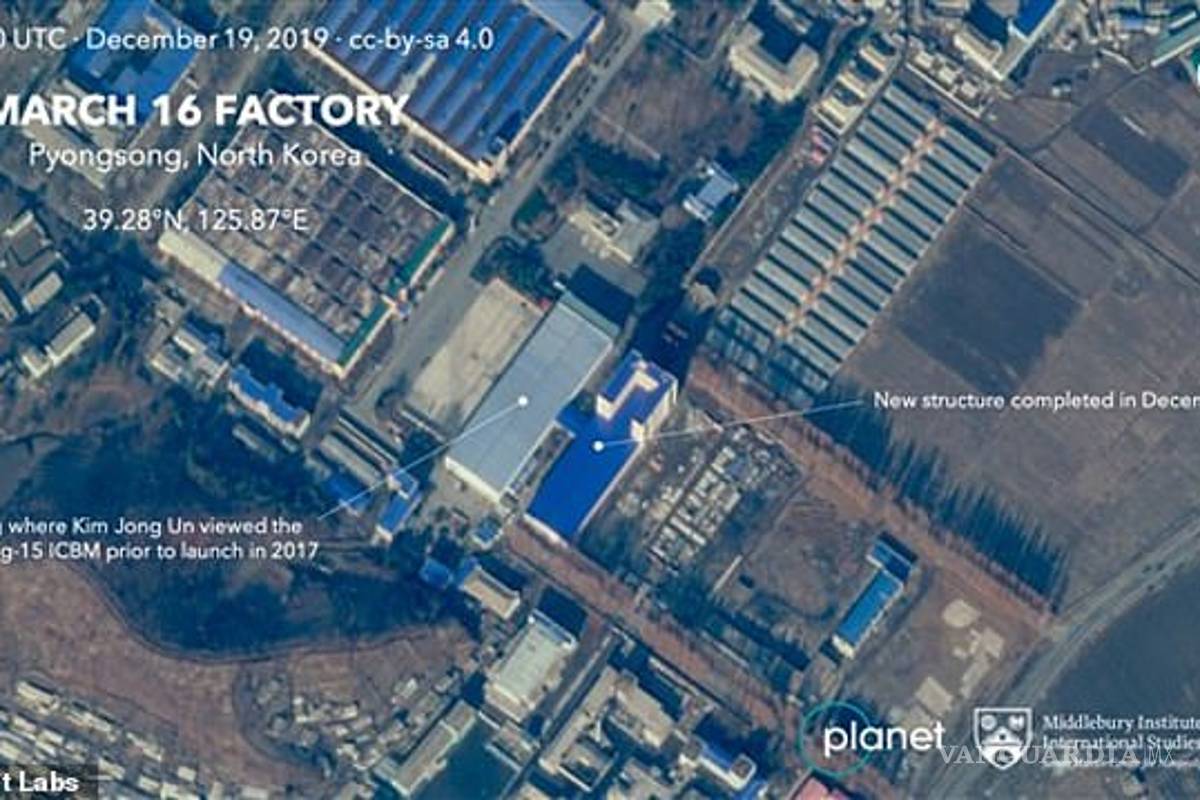 $!Muestran aumento de actividad en fábrica de armas de Corea del Norte; Kim Jong-un sorprendería en Navidad a Trump