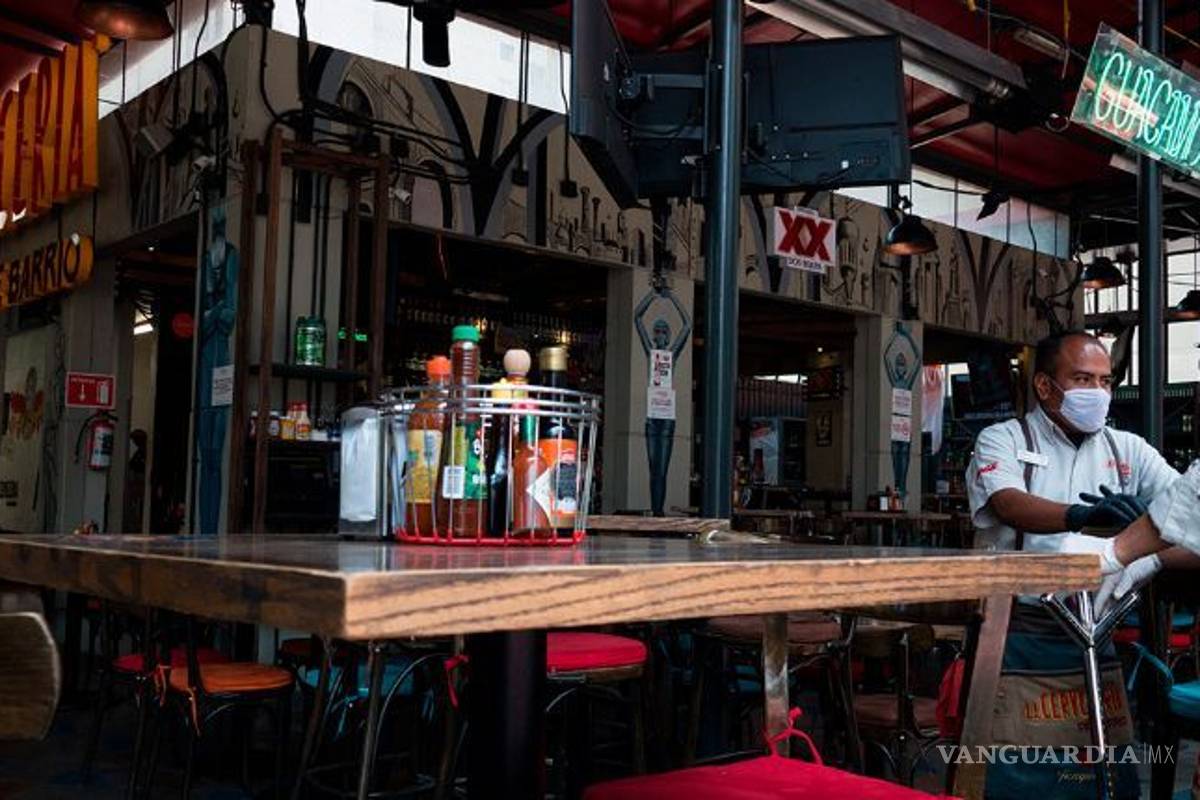 Negocios de comida operarán sólo a 30%