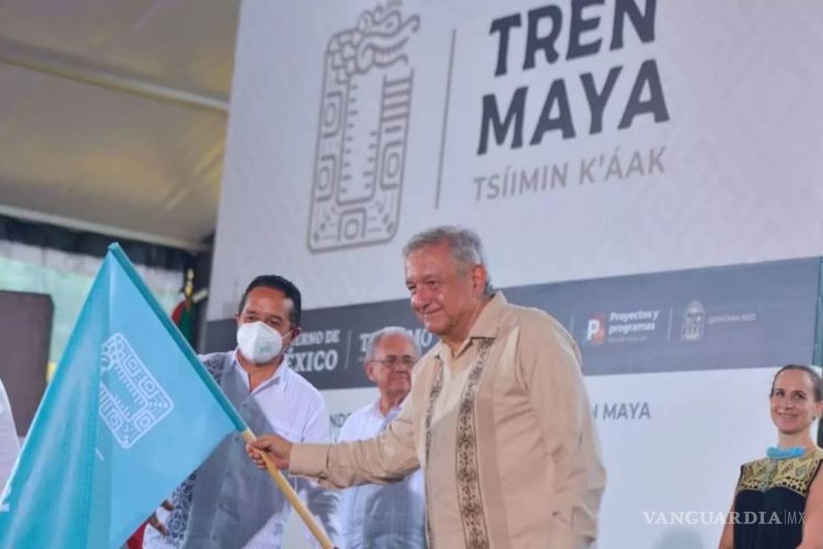 El Tren Maya es una “obra que llega en buen momento”: AMLO en banderazo de tramo 3