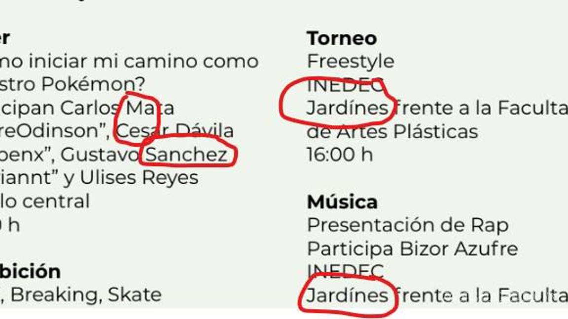 $!Errores ortográficos en el programa empañan la 26ª edición de la Feria Internacional del Libro de Coahuila