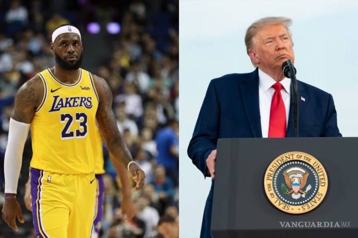 Trump dice que no verá la NBA si protestan, "no podría importarnos menos" responde LeBron