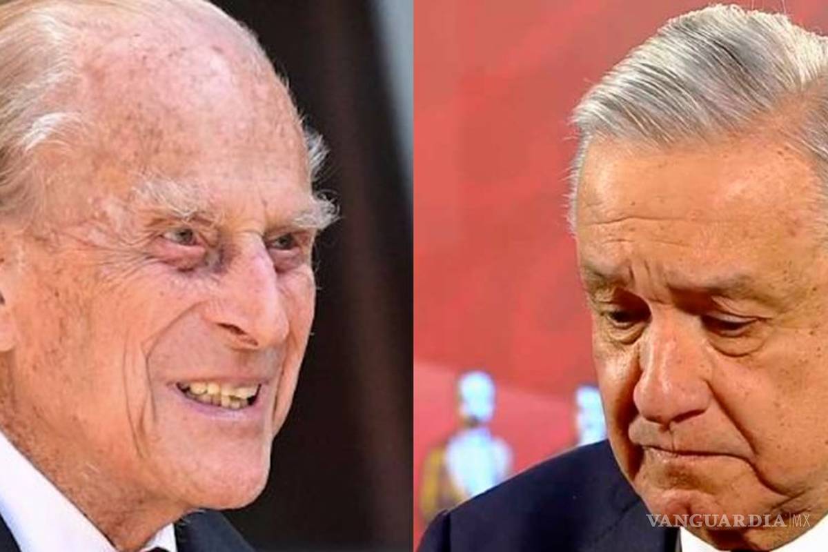 AMLO envía pésame tras muerte del príncipe Felipe de Inglaterra
