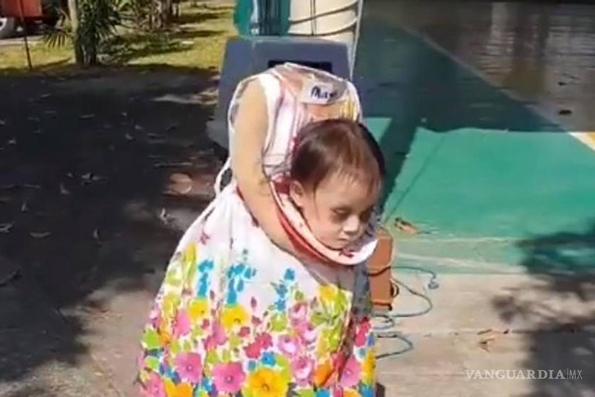 Niña filipina sorprende con aterrador disfraz