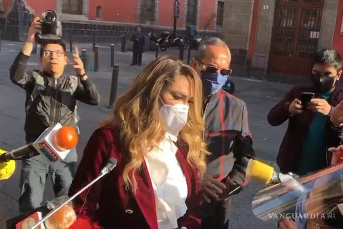 $!Ninel Conde busca ayuda de AMLO para ver a su hijo; acude a Palacio Nacional