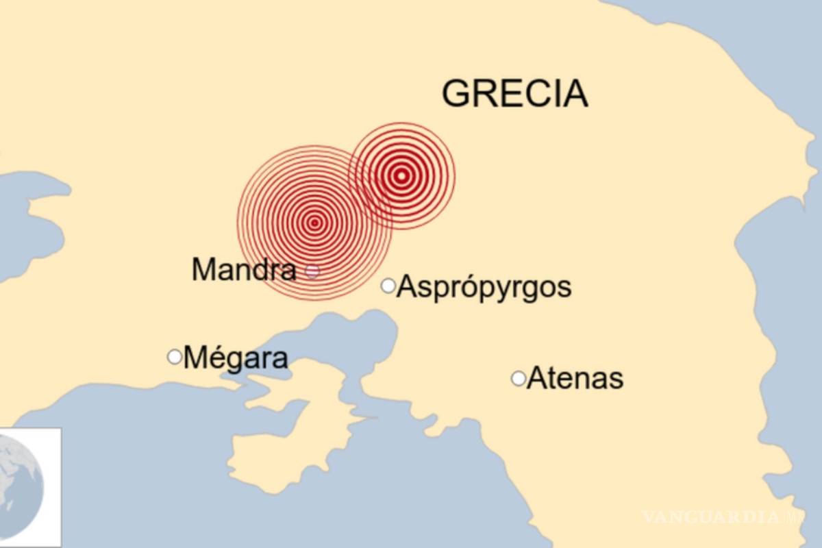 Sismo de magnitud 5.6 sacude el centro de Grecia