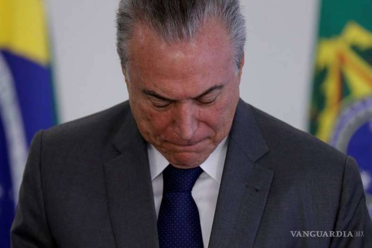 Acusan formalmente a Temer de corrupción y obstrucción