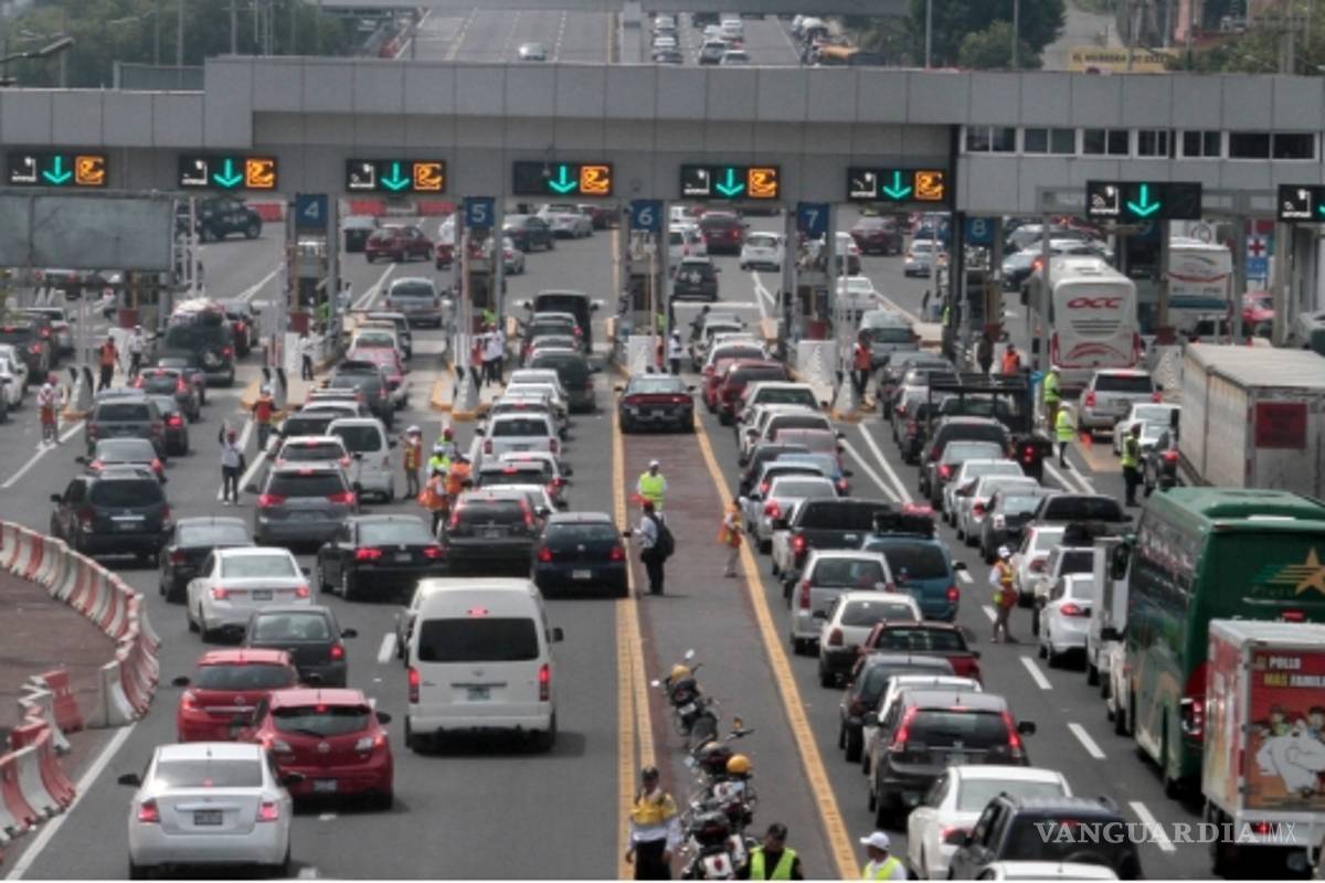 Salen de la CDMX 177 autos por minuto