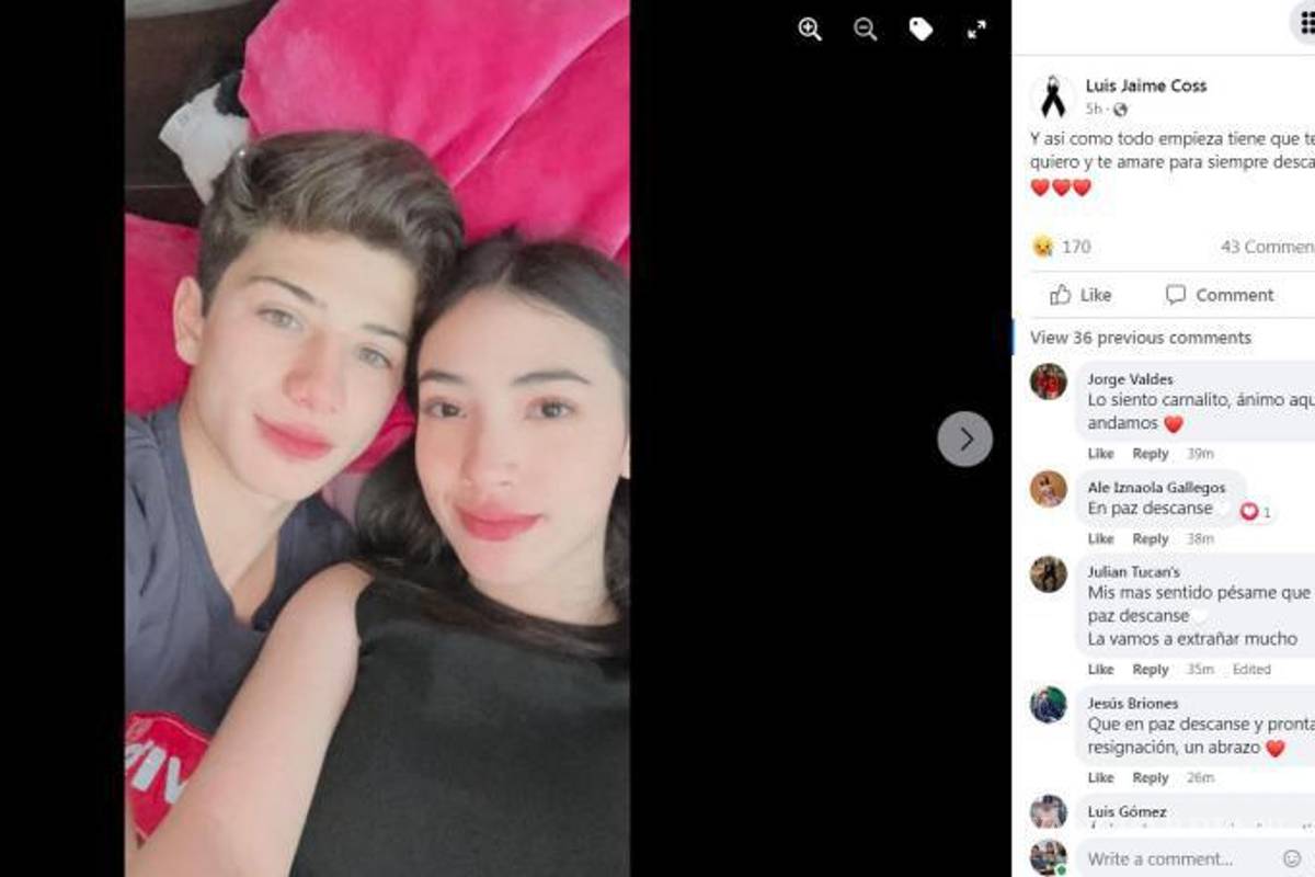 $!Publicación en redes sociales del novio de la joven que falleció en bulevar Pedro Figueroa.