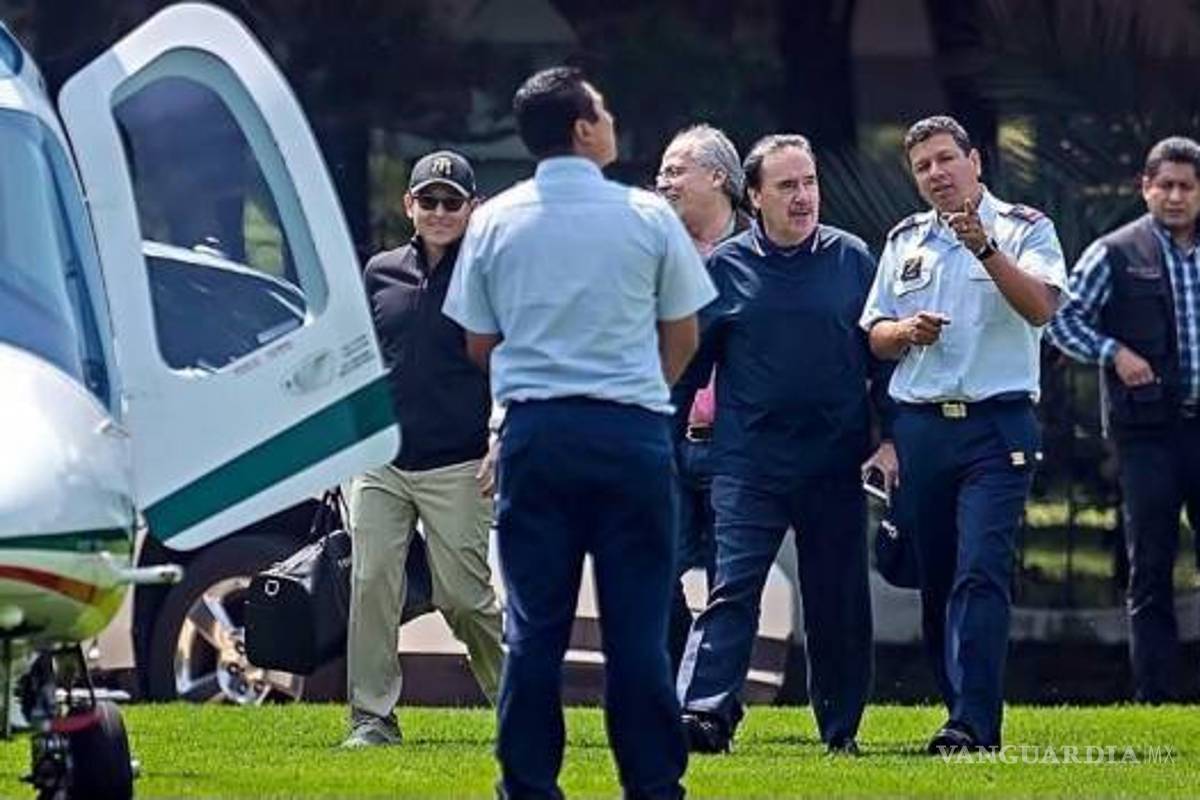$!Denuncian que Emilio Gamboa utilizó helicoptero de la Fuerza Aérea para ir al golf