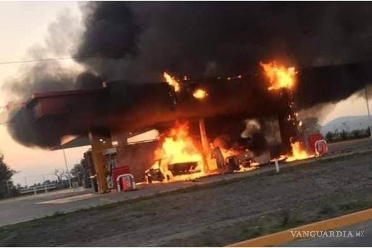 Se incendia gasolinera en Ocotlán, Jalisco
