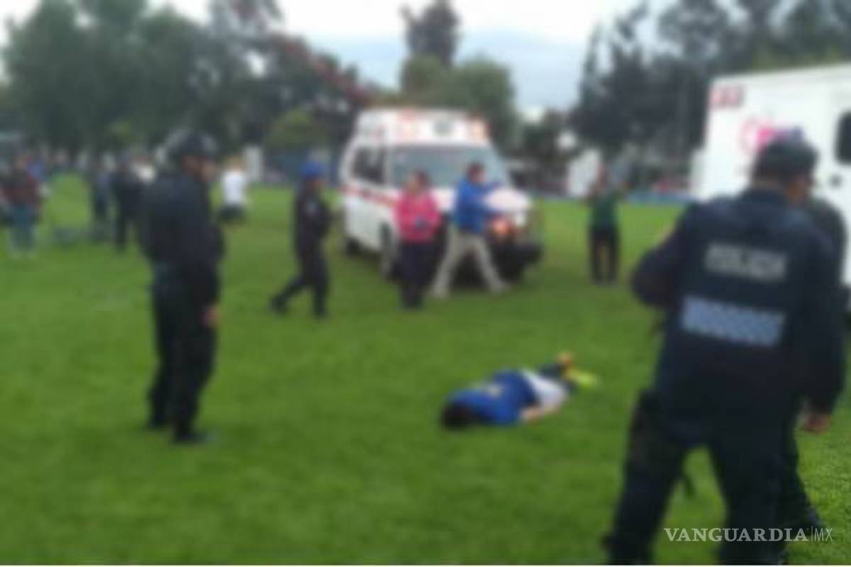 Muere joven en Deportivo El Zarco tras caer rayo en campo de futbol