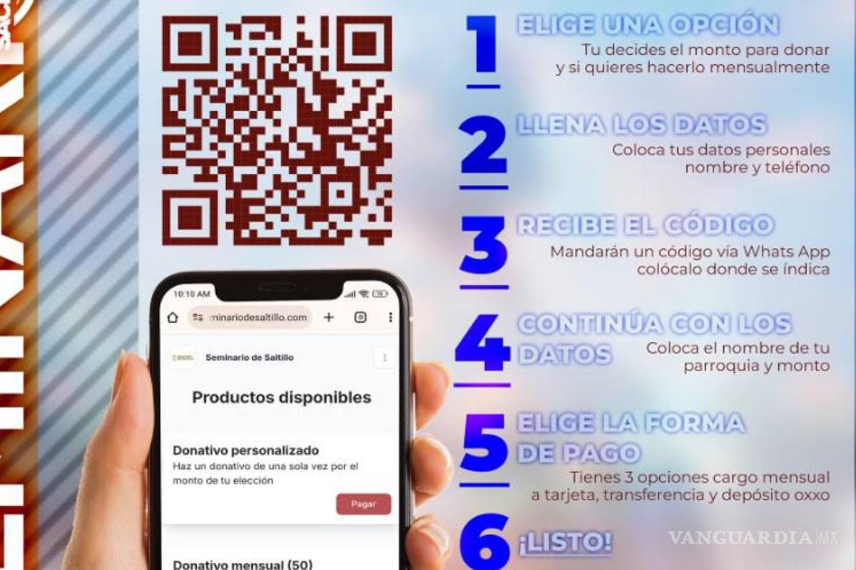 Catedral de Saltillo se moderniza: abre WhatsApp y también recibe colecta anual de manera digital