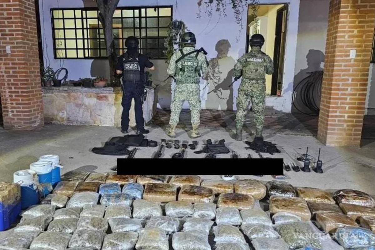 Cae adolescente con arsenal y narcolaboratorio en operativo en Morelos