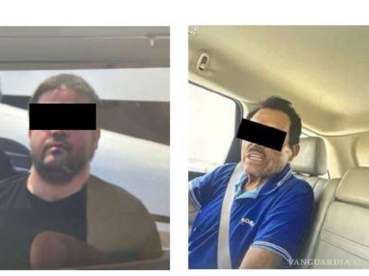 $!El Gobierno federal de México reveló las fotografías de Zambada y Guzmán asegurados.