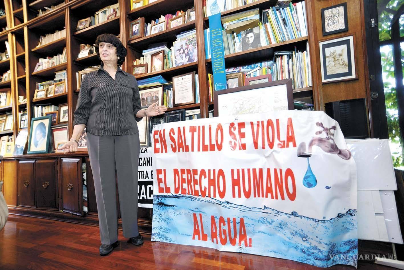 Gloria Tobón, la mujer que dio luz al problema del agua en Saltillo 