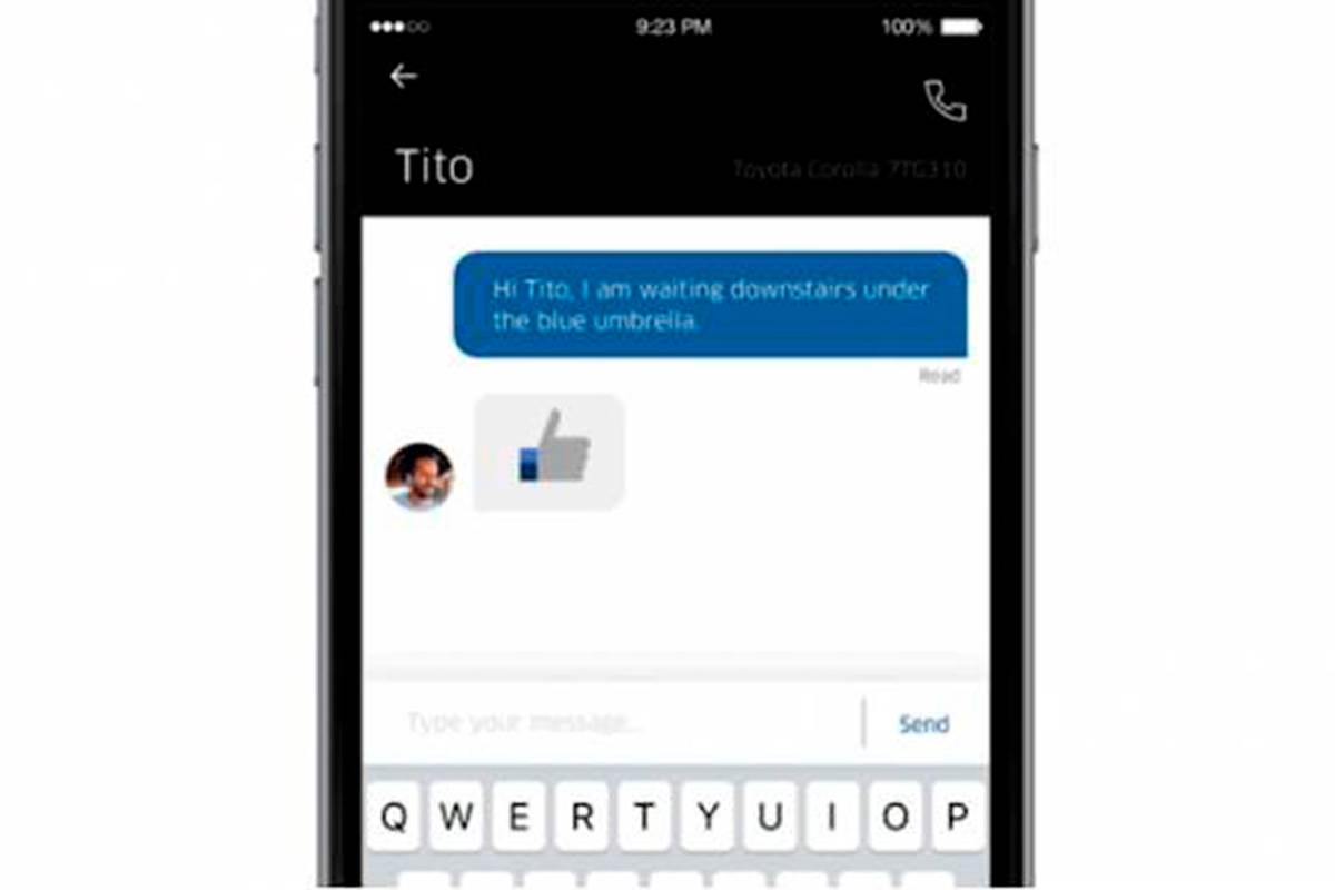 ¡Por fin!: Uber agrega chat entre conductores y pasajeros