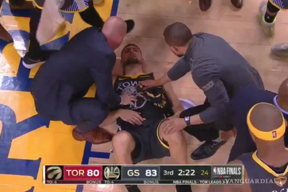 La terrible lesión de Klay Thompson en las Finales de la NBA